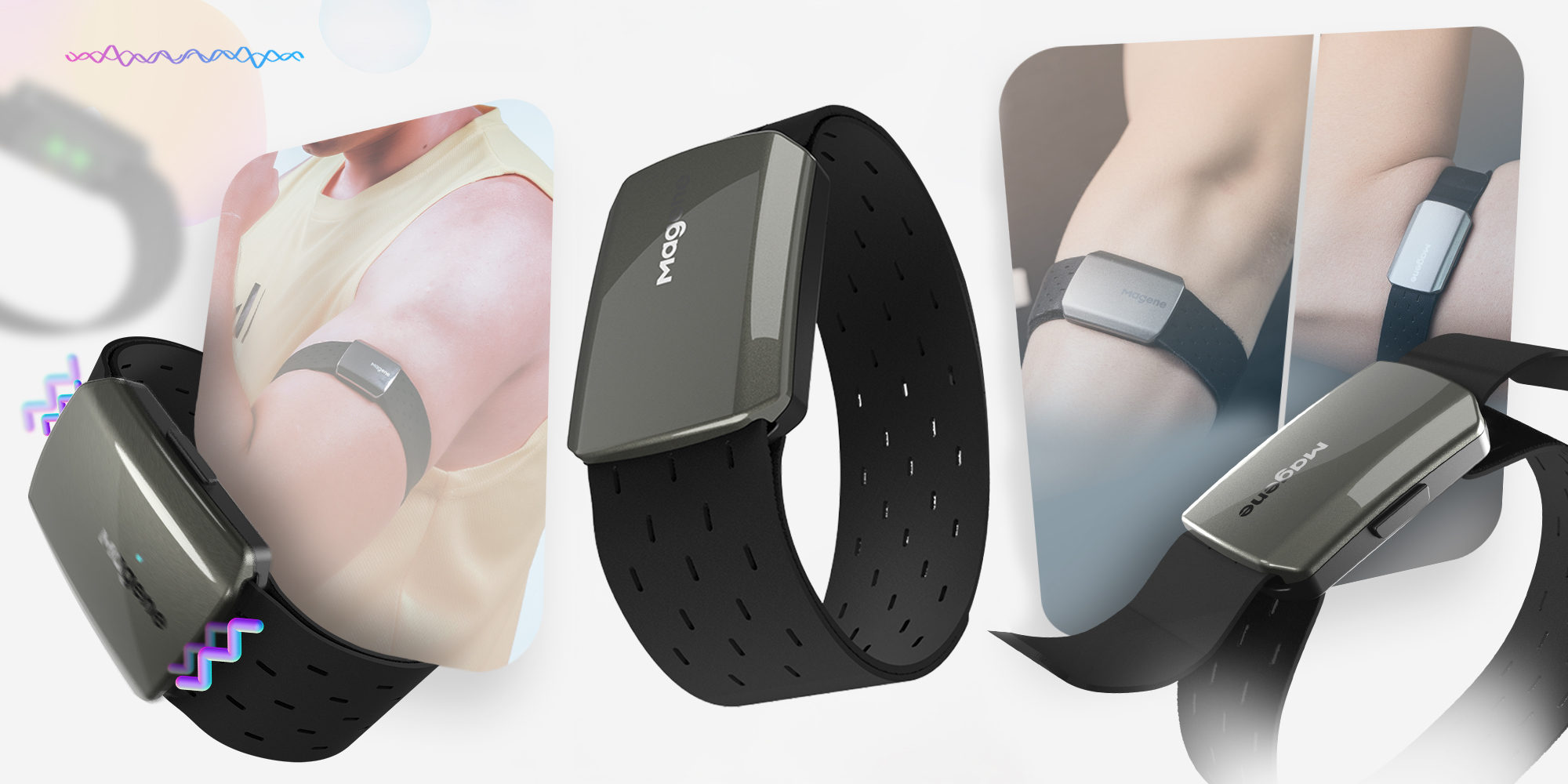 Opaska na rękę z czujnikiem tętna Magene H803